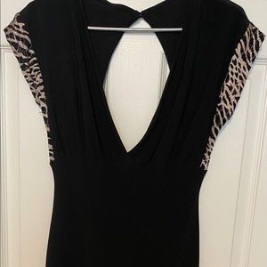 Midi dress size Large black
